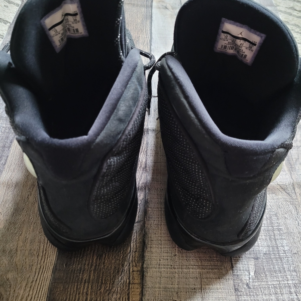 Men's Air Jordan 13 Retro 'Black Cat' Size 12 - Picture 4 of 11